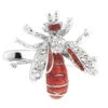 Red Hornet With Swarovski® Crystals Cufflinks (V-CF-C5759) 1 Red Hornet With Swarovski® Crystals Cufflinks (V-CF-C5759) -Fashion Formal Wear Store V CF C5759 2 83972.1522715089