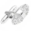 Diamond Swarovski® Crystal Prolate Spheroid Cufflinks (V-CF-C608C-S) -Fashion Formal Wear Store V CF C608C S 2 56123.1522705361