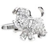 Diamond Swarovski® Crystal Puppy Dog Cufflinks (V-CF-C61618C) 1 Diamond Swarovski® Crystal Puppy Dog Cufflinks (V-CF-C61618C) -Fashion Formal Wear Store V CF C61618C 2 56516.1522478113