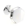 Crystal Hexagon Swarovski® Crystal Cufflinks (V-CF-C630C-S) -Fashion Formal Wear Store V CF C630C S 2 32726.1522711313