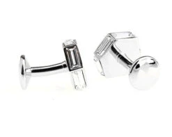 Crystal Hexagon Swarovski® Crystal Cufflinks (V-CF-C630C-S) -Fashion Formal Wear Store V CF C630C S 2 74803.1522711314