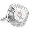 Oversized Diamond Faceted Crystal Cufflinks (V-CF-C64110C) -Fashion Formal Wear Store V CF C64110C 2 83190.1522711486
