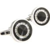 Glass Encased Swarovski® Crystals On Black Cufflinks (V-CF-C64431B-S) 1 Glass Encased Swarovski® Crystals On Black Cufflinks (V-CF-C64431B-S) -Fashion Formal Wear Store V CF C64431B S 2 66151.1522711445