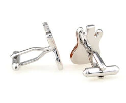 Orange And White Electric Guitar Enamel Cufflinks (V-CF-E419O) -Fashion Formal Wear Store V CF E419O 2 09195.1523008203