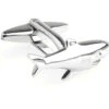 Silver Great White Shark Cufflinks (V-CF-E449-S) 1 Silver Great White Shark Cufflinks (V-CF-E449-S) -Fashion Formal Wear Store V CF E449 S 2 99291.1522715340