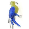 Enameled Blue & Green Parrot Cufflinks (V-CF-E4890) 2 Enameled Blue & Green Parrot Cufflinks (V-CF-E4890) -Fashion Formal Wear Store V CF E4890 2 03968.1522705458