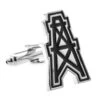 Oil Derrick Oilers Cufflinks (V-CF-E52939-S) 1 Oil Derrick Oilers Cufflinks (V-CF-E52939-S) -Fashion Formal Wear Store V CF E52939 S 2 43659.1522698056