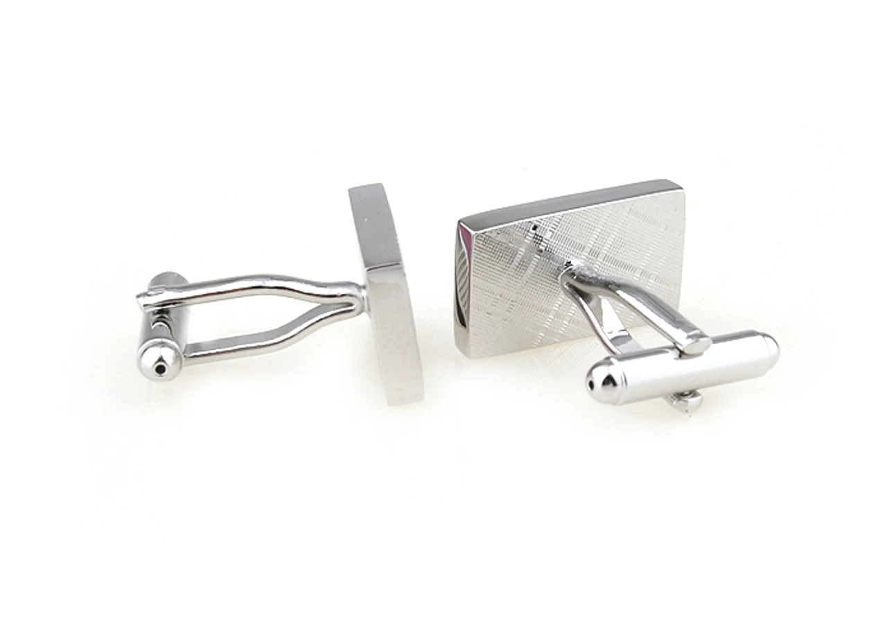 Pink Enamel Diagonal Design Cufflinks (V-CF-E70422P1) 6 Pink Enamel Diagonal Design Cufflinks (V-CF-E70422P1) - Image 4