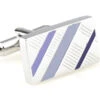 Lilac Enamel Diagonal Design Cufflinks (V-CF-E70422PR1) -Fashion Formal Wear Store V CF E70422PR1 2 32629.1523429366