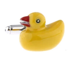 Large Yellow Ducky Cufflinks (V-CF-90198)