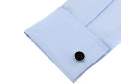 Knob Style Genuine Black Onyx Cufflinks (V-CF-G407B) -Fashion Formal Wear Store V CF G407B 3 57622.1550120932