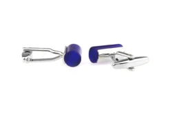 Royal Blue Cat's Eye Stone Cylinder Cufflinks (V-CF-G50014B) -Fashion Formal Wear Store V CF G50014RB 2 99400.1534994602