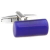 Royal Blue Cat's Eye Stone Cylinder Cufflinks (V-CF-G50014B) -Fashion Formal Wear Store V CF G50014RB 54160.1534994602