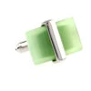 Green Cat's Eye Stone Cufflinks (V-CF-G50673GR) -Fashion Formal Wear Store V CF G50673GR 17525.1584136043