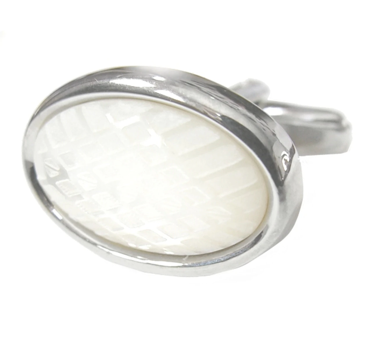 Laser Engraved Mother Of Pearl Cufflinks (V-CF-G60656) 3 Laser Engraved Mother Of Pearl Cufflinks (V-CF-G60656)