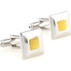 Square Light Yellow Cat's Eye Cufflinks (V-CF-G60739Y) -Fashion Formal Wear Store V CF G60739Y 27883.1584476853