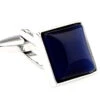 Dark Blue Cat's Eye Stone Square Cufflinks (V-CF-G60741DB) -Fashion Formal Wear Store V CF G60741DB 2 68059.1522705305