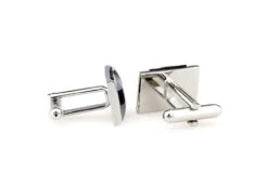 Black Onyx And Mother Of Pearl Cufflinks (V-CF-G61996) -Fashion Formal Wear Store V CF G61996 2 65264.1549867999