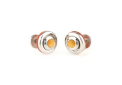 Reversible Melon Cabochon Cat's Eye Knob Cufflinks (V-CF-G70260O) -Fashion Formal Wear Store V CF G70260O 3 45789.1535195988