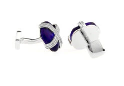 Large Royal Blue Cabochon Cat's Eye Stone Cufflinks (V-CF-G80002RB-S) -Fashion Formal Wear Store V CF G80002RB S 2 18468.1535066395