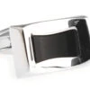 Black Onyx Insert Cufflinks (V-CF-G8054B-S) -Fashion Formal Wear Store V CF G8054B S 2 58275.1522724009