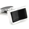 Rectangular Black Onyx Cufflinks (V-CF-G9177B) -Fashion Formal Wear Store V CF G9177B 2 78704.1522715066