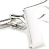 Large Personalized Initial Cufflinks - Letter F - Plus Your Choice (V-CF-M17046S-LT-F) -Fashion Formal Wear Store V CF M17046S LT F 2 10294.1522526532