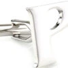 Large Personalized Initial Cufflinks - Letter P - Plus Your Choice (V-CF-M17046S-LT-P)