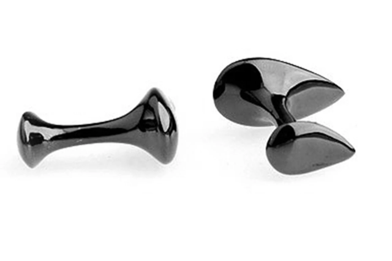 Tungsten Tear Drop Cufflinks (V-CF-M415-SM) 4 Tungsten Tear Drop Cufflinks (V-CF-M415-SM) - Image 2