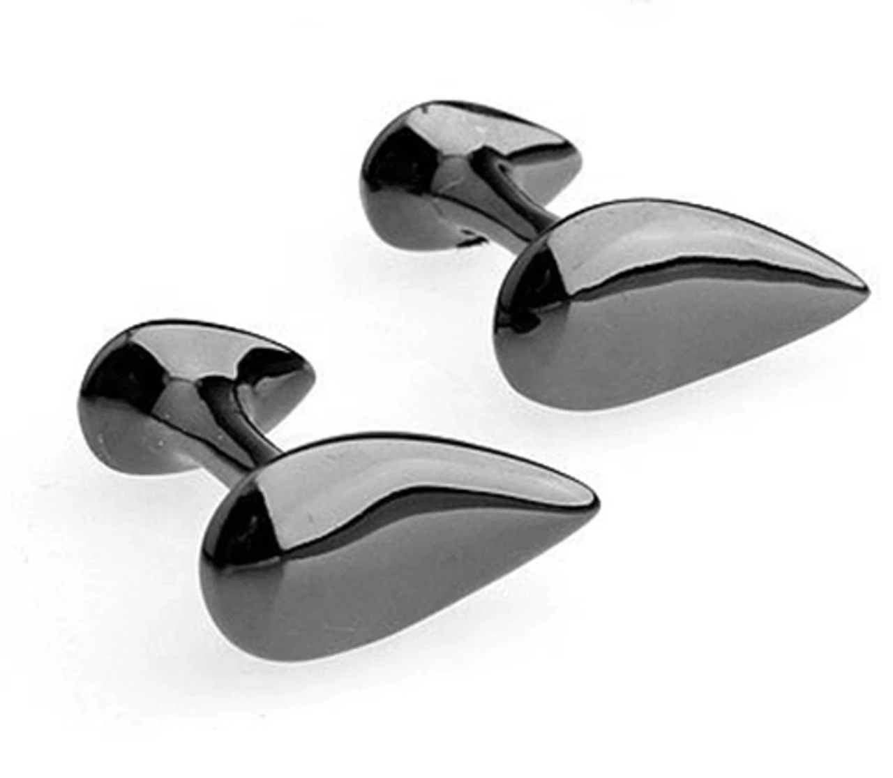 Tungsten Tear Drop Cufflinks (V-CF-M415-SM) 3 Tungsten Tear Drop Cufflinks (V-CF-M415-SM)