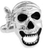 Black And Silver Pirate Skull Cufflinks (V-CF-M421-S) 1 Black And Silver Pirate Skull Cufflinks (V-CF-M421-S) -Fashion Formal Wear Store V CF M421 S 2 28731.1522723938