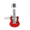 Red Guitar Metal Cufflinks (V-CF-M436R) -Fashion Formal Wear Store V CF M436R 2 10411.1522715086