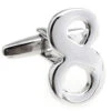Number 8 Cufflinks - Choose 2nd Number(V-CF-M454S) -Fashion Formal Wear Store V CF M454S N 8 94201.1534919129
