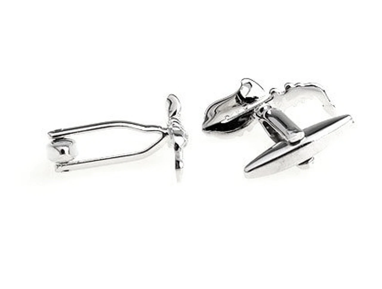 Silver Saxophone Cufflinks (V-CF-M479-S) 5 Silver Saxophone Cufflinks (V-CF-M479-S) - Image 3