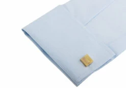 Gold Square Cufflinks (V-CF-M50174-G) -Fashion Formal Wear Store V CF M50174 G 5 21781.1607991972