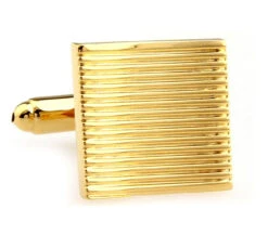 Gold Square Cufflinks (V-CF-M50174-G)