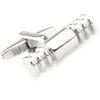 Long Silver Cylinder Cufflinks (V-CF-M50255S) -Fashion Formal Wear Store V CF M50255S 76854.1535163010