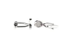 Silver Tennis Racket Cufflinks (V-CF-M51246-S) 7 Silver Tennis Racket Cufflinks (V-CF-M51246-S) -Fashion Formal Wear Store V CF M51246 S 2 73804.1535417888