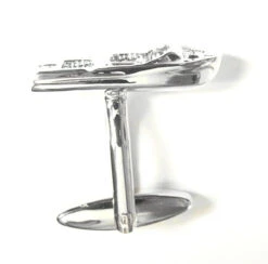 Power Boat Silver Cufflinks (V-CF-M51582S)