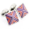 Small Enameled Purple And Red Pyramid Cufflinks (V-CF-M52000PR) -Fashion Formal Wear Store V CF M52000PR 2 71354.1523428921