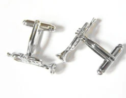 Silver Trumpet Or Cornet Cufflinks (V-CF-M52093-S) -Fashion Formal Wear Store V CF M52093 S 2 42775.1549406614
