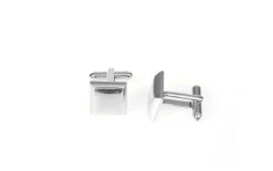 Silver Square Cufflinks (V-CF-M55863S) -Fashion Formal Wear Store V CF M55863S 2 00389.1535157688