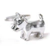 Little Dog Silver Cufflinks (V-CF-M56549) 1 Little Dog Silver Cufflinks (V-CF-M56549) -Fashion Formal Wear Store V CF M56549 81904.1523006530