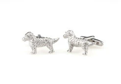 Furry Dog Silver Cufflinks (V-CF-M61153S) -Fashion Formal Wear Store V CF M61153S 3 19952.1580286341