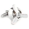 Moving Propeller Silver Cufflinks (V-CF-M64825-S) 1 Moving Propeller Silver Cufflinks (V-CF-M64825-S) -Fashion Formal Wear Store V CF M64825 S 2 46265.1522698011