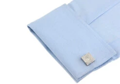 Square Spiral Silver Cufflinks (V-CF-M70425S) -Fashion Formal Wear Store V CF M70425S 4 14659.1535034864