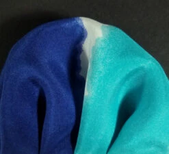 100% Silk Pre-Folded Pocket Square Insert - Teal And Royal -Fashion Formal Wear Store VA PSI 0951F 3 56013.1646760172