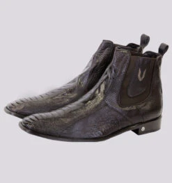 Vestigium Genuine Ostrich Leg & Calf Ankle Dress Boot 9 Vestigium Genuine Ostrich Leg & Calf Ankle Dress Boot -Fashion Formal Wear Store VGM 7BV0105 BR 44524.1519943784