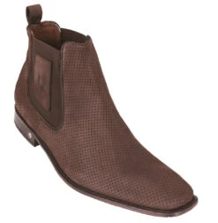 Vestigium Genuine Suede Ankle Dress Boot