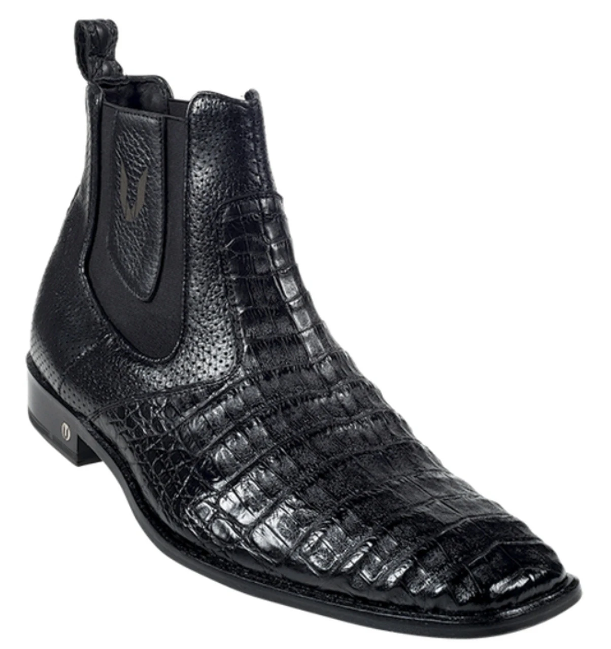 Vestigium Genuine Caiman Belly & Calf Ankle Dress Boot 3 Vestigium Genuine Caiman Belly & Calf Ankle Dress Boot